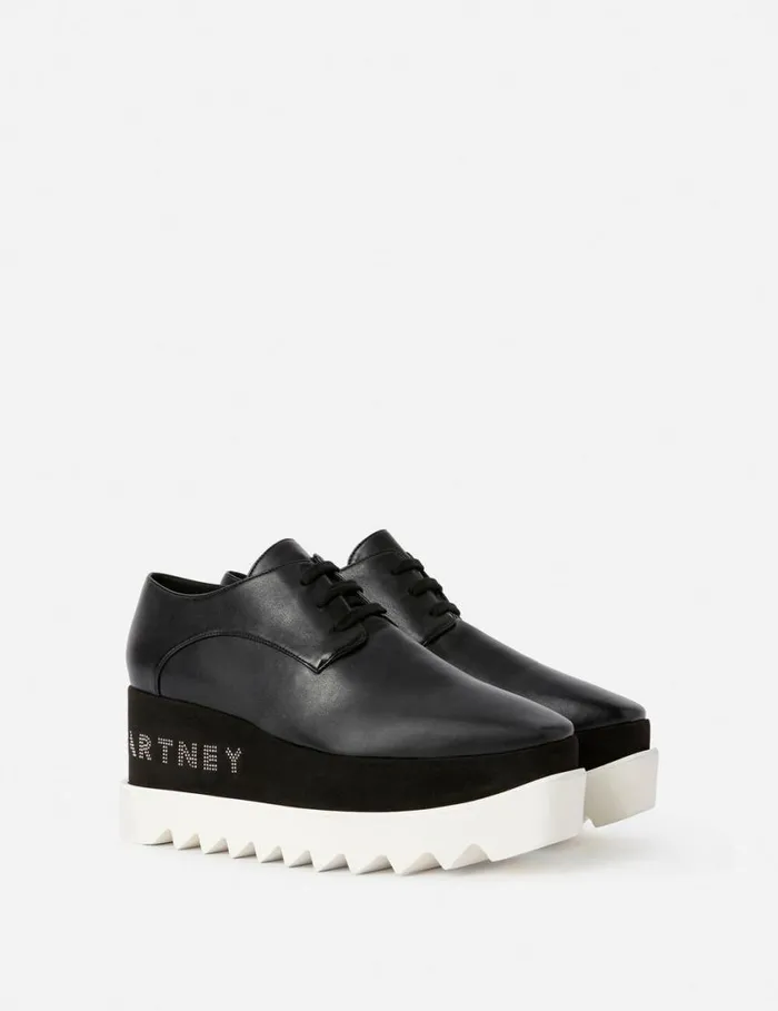 Women Elyse Platforms Black Stella McCartney Wedges Women Elyse Platforms Black Stella McCartney Wedges