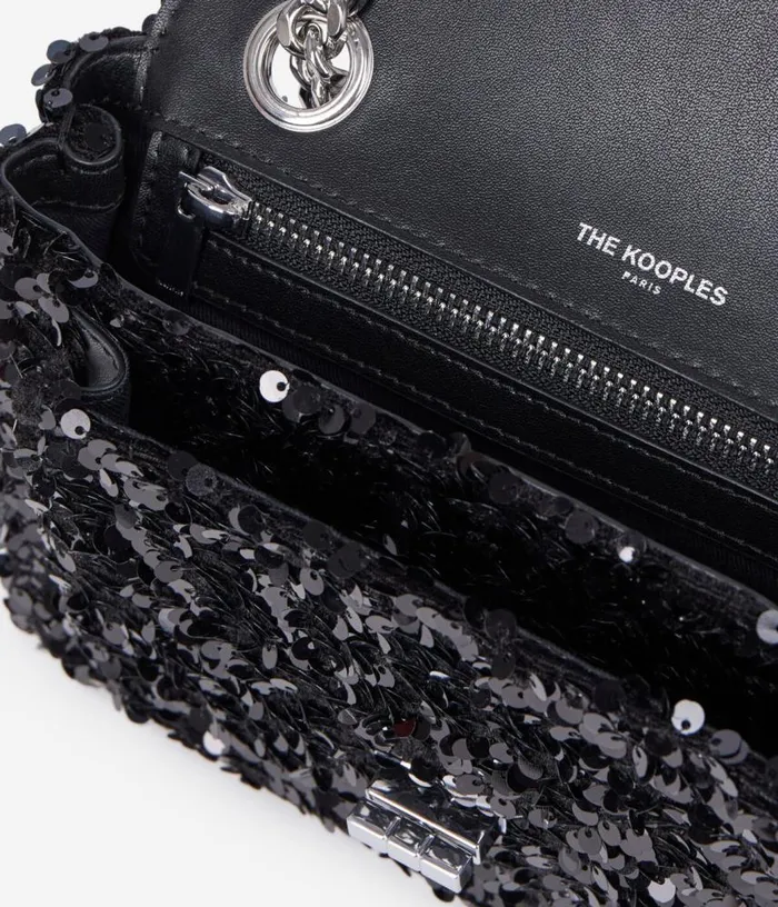 Women Emily Soft Bag With Black Sequins THE KOOPLES Bags