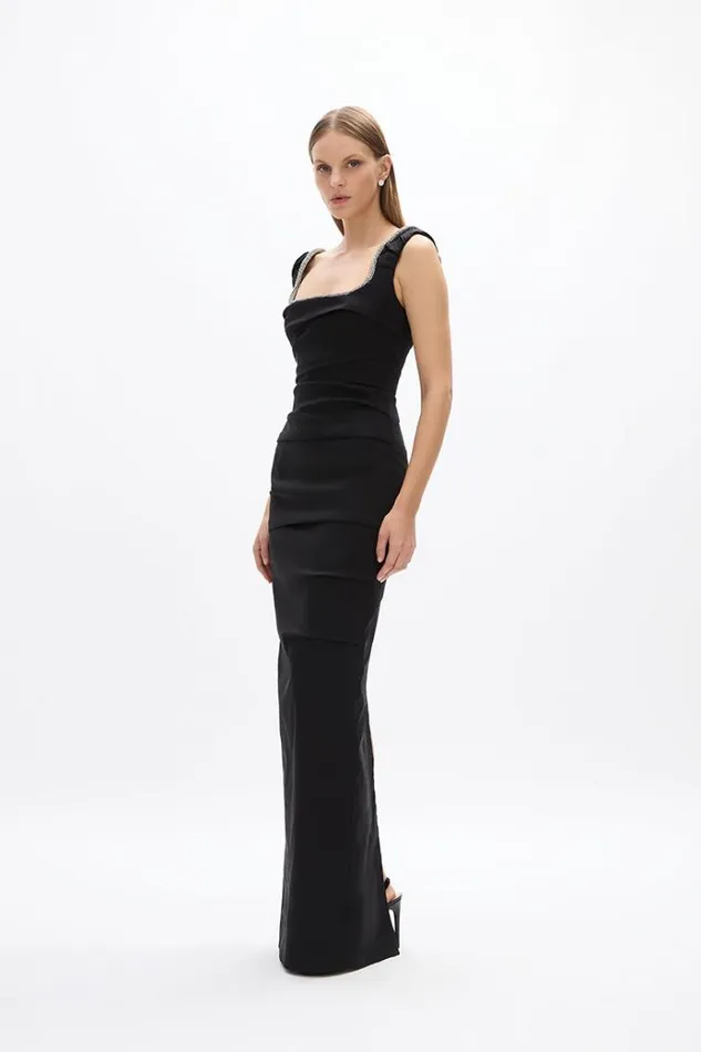 Women Evening Dresses Rachel Gilbert Onyx Gown Black Women Evening Dresses Rachel Gilbert Onyx Gown Black