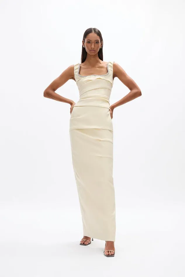 Women Evening Dresses Rachel Gilbert Onyx Gown Butter