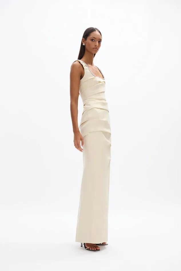 Women Evening Dresses Rachel Gilbert Onyx Gown Butter Women Evening Dresses Rachel Gilbert Onyx Gown Butter