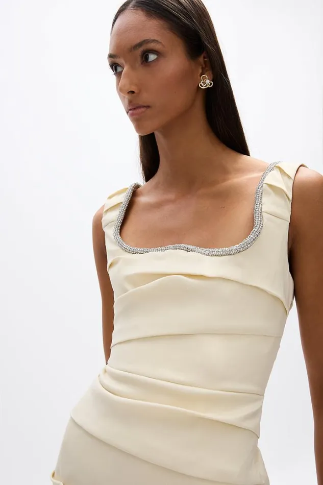 Women Evening Dresses Rachel Gilbert Onyx Gown Butter Women Evening Dresses Rachel Gilbert Onyx Gown Butter
