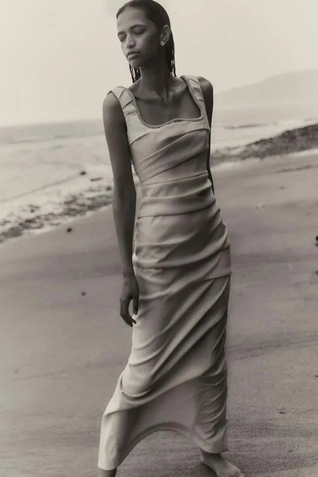Women Evening Dresses Rachel Gilbert Onyx Gown Butter Women Evening Dresses Rachel Gilbert Onyx Gown Butter