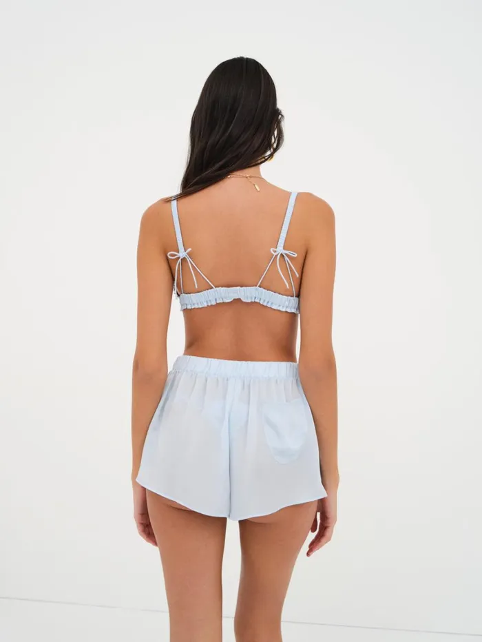 Women Everyday Pajama Short Blue For Love and Lemons Lingerie Women Everyday Pajama Short Blue For Love and Lemons Lingerie