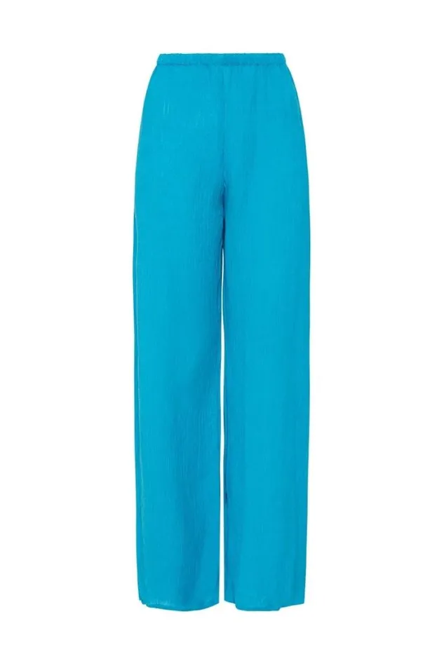 Women Faithfull The Brand Pants Melia Pant Turquoise