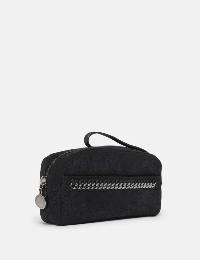 Women Falabella Cosmetics Case Pitch Black Stella McCartney Iconic Falabella Women Falabella Cosmetics Case Pitch Black Stella McCartney Iconic Falabella