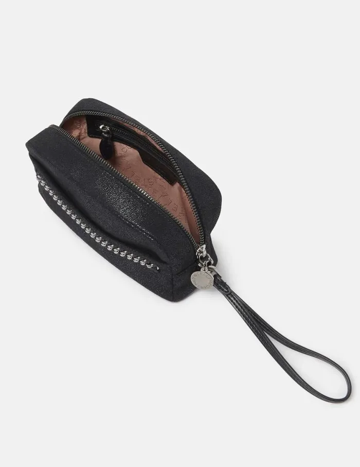Women Falabella Cosmetics Case Pitch Black Stella McCartney Iconic Falabella Women Falabella Cosmetics Case Pitch Black Stella McCartney Iconic Falabella