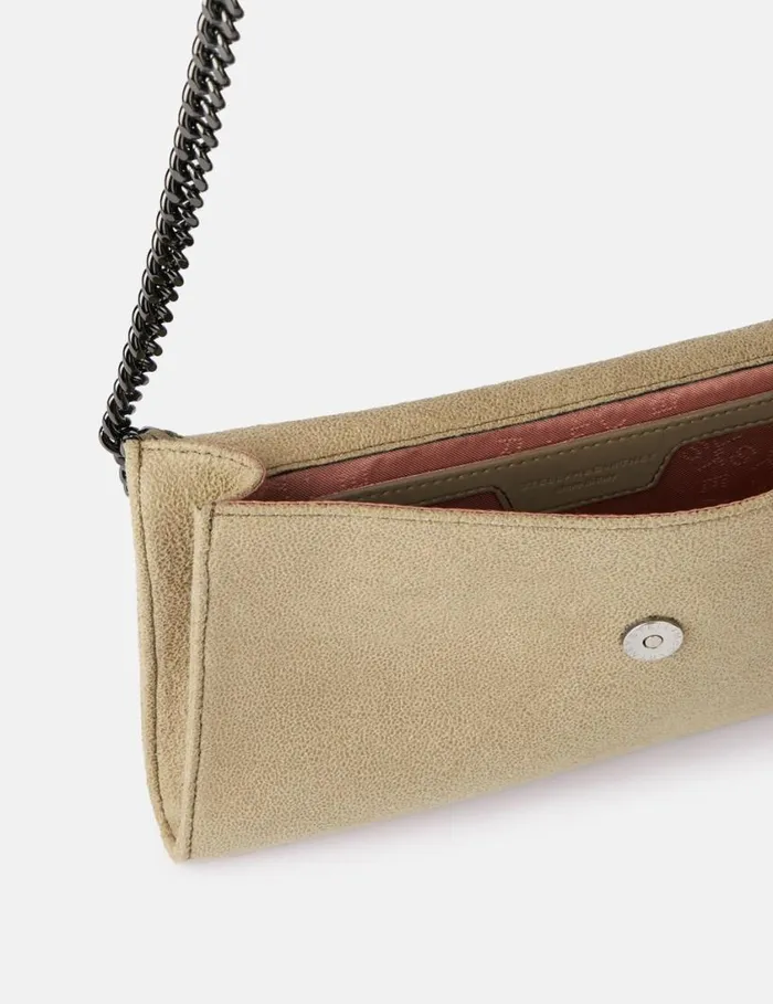 Women Falabella Wallet Crossbody Bag Clotted Cream Stella McCartney Mini Bags And Clutches Women Falabella Wallet Crossbody Bag Clotted Cream Stella McCartney Mini Bags And Clutches