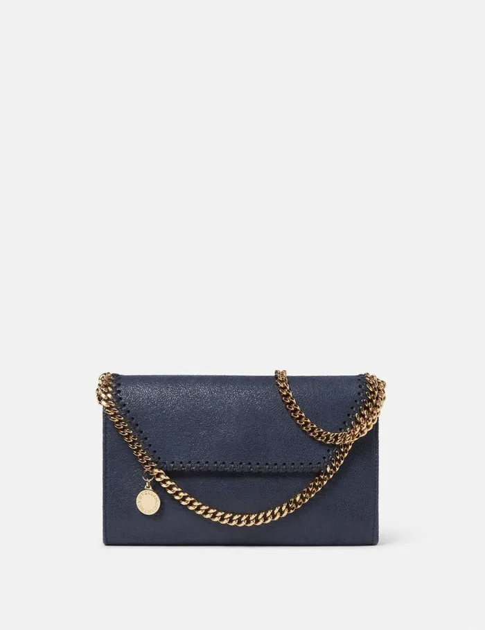Women Falabella Wallet Crossbody Bag Indigo Moon Stella McCartney Mini Bags And Clutches Women Falabella Wallet Crossbody Bag Indigo Moon Stella McCartney Mini Bags And Clutches
