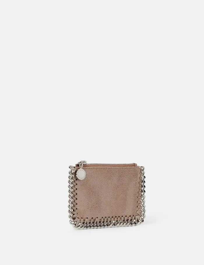 Women Falabella Zipper Cardholder Pink Pearl Stella McCartney Iconic Falabella Women Falabella Zipper Cardholder Pink Pearl Stella McCartney Iconic Falabella