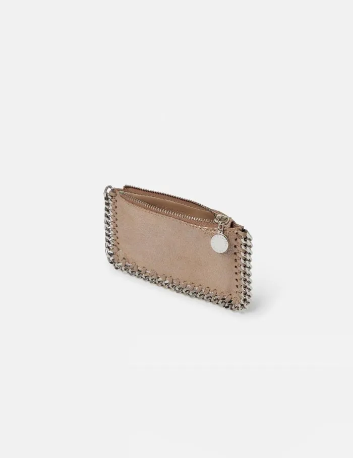 Women Falabella Zipper Cardholder Pink Pearl Stella McCartney Iconic Falabella Women Falabella Zipper Cardholder Pink Pearl Stella McCartney Iconic Falabella