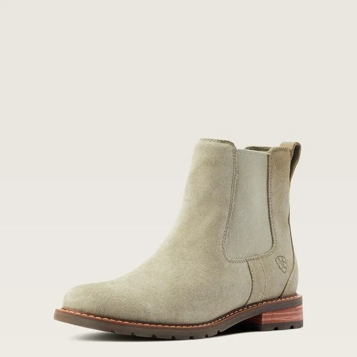 Women Fashion Boots Ariat Wexford Chelsea Boot Silver Sage