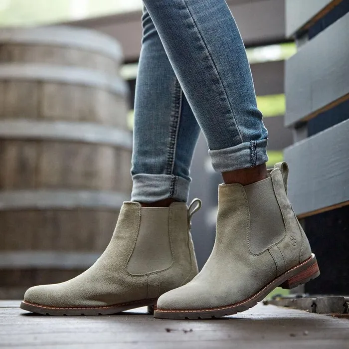Women Fashion Boots Ariat Wexford Chelsea Boot Silver Sage Women Fashion Boots Ariat Wexford Chelsea Boot Silver Sage