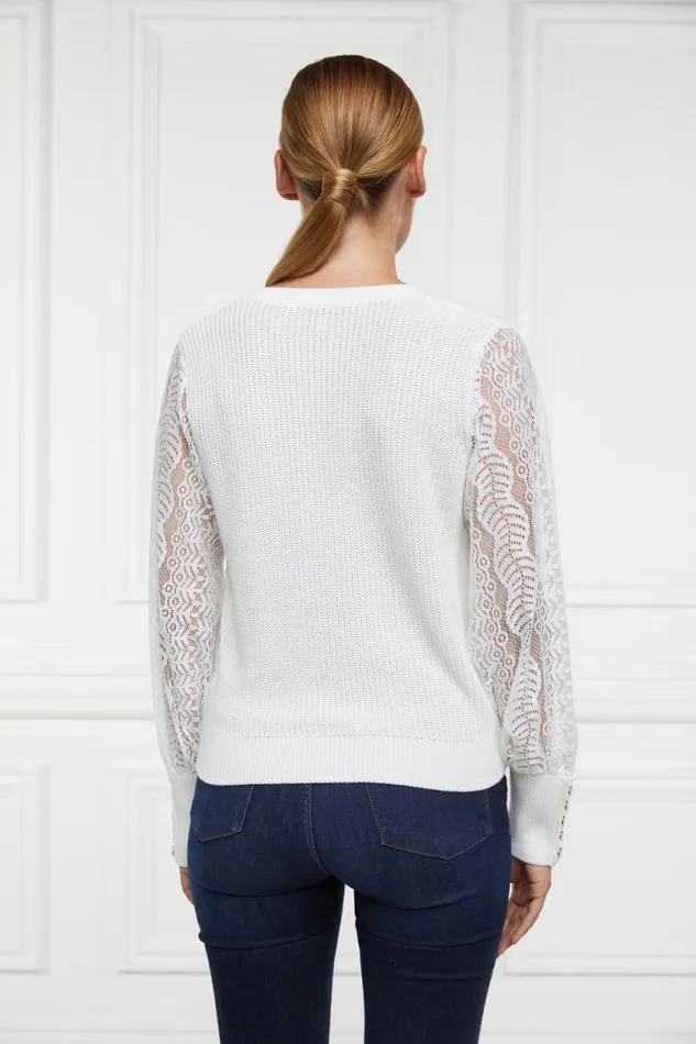 Women Featherton VNeck Knit Natural Holland Cooper Knitwear Women Featherton VNeck Knit Natural Holland Cooper Knitwear