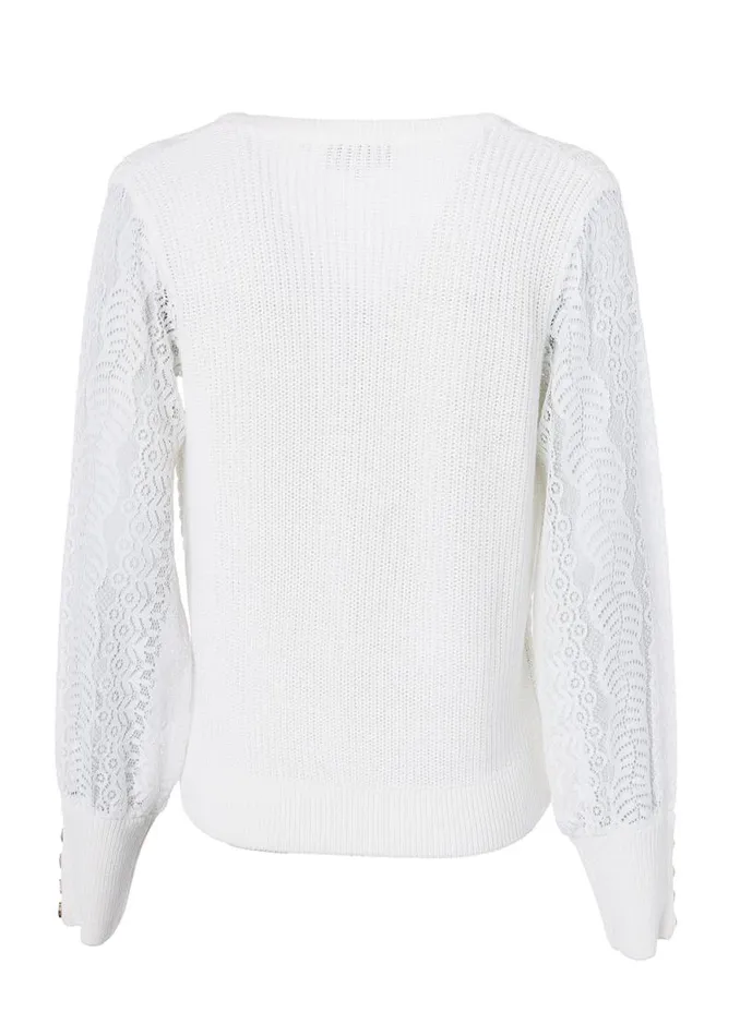 Women Featherton VNeck Knit Natural Holland Cooper Knitwear Women Featherton VNeck Knit Natural Holland Cooper Knitwear