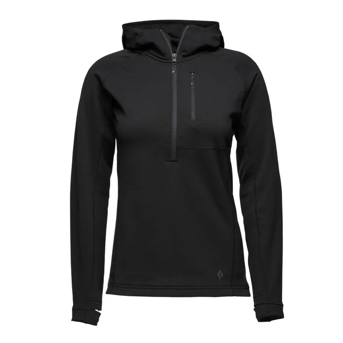 Women Fleece Black Diamond Coefficient 14ZipFleece Hoody