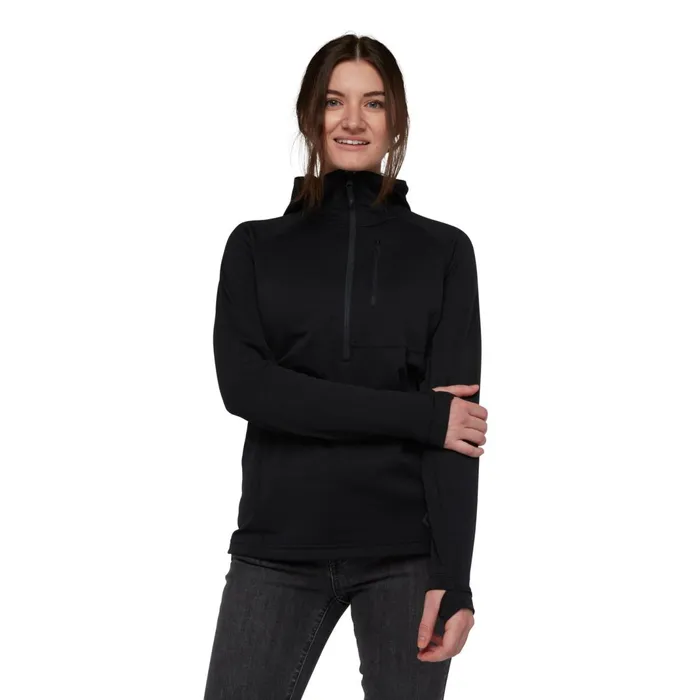 Women Fleece Black Diamond Coefficient 14ZipFleece Hoody