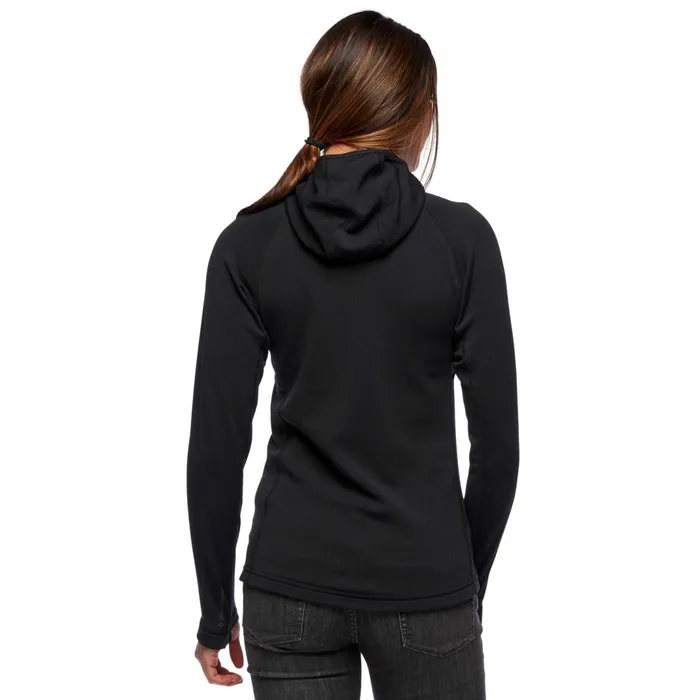 Women Fleece Black Diamond Coefficient Fleece Hoody 8211 Black Diamond