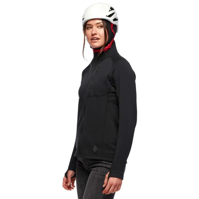Women Fleece Black Diamond Coefficient Fleece Hoody 8211 Black Diamond