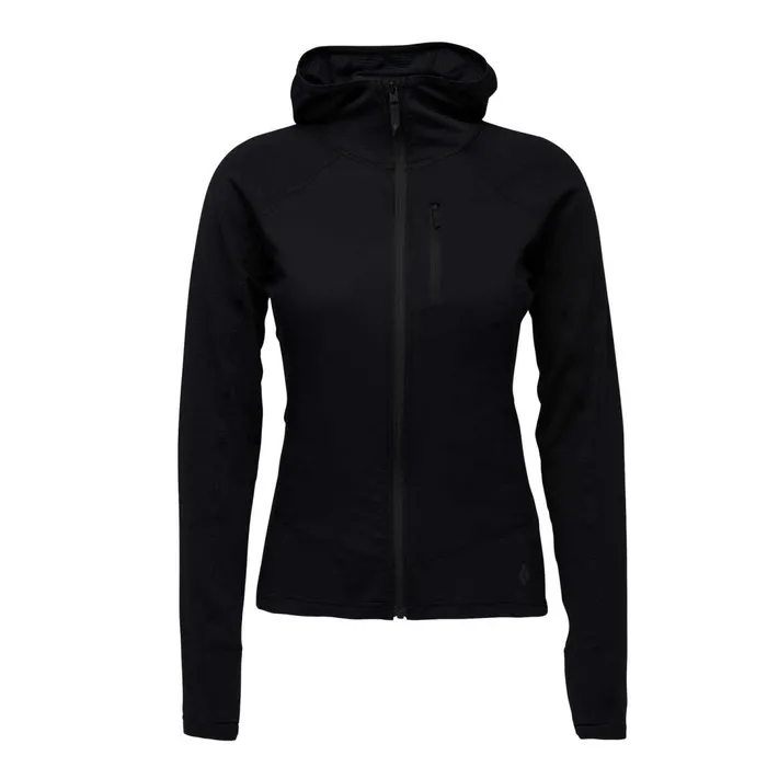 Women Fleece Black Diamond Coefficient LT HybridHoody