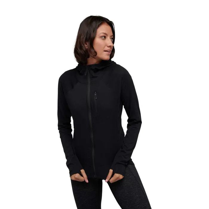 Women Fleece Black Diamond Coefficient LT HybridHoody