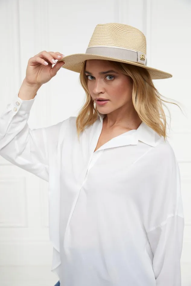 Women Francesca Hat Natural Taupe Holland Cooper Hats and Headbands Women Francesca Hat Natural Taupe Holland Cooper Hats and Headbands