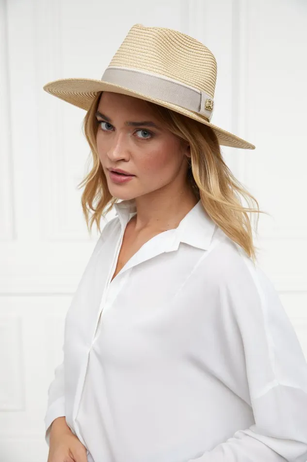 Women Francesca Hat Natural Taupe Holland Cooper Hats and Headbands Women Francesca Hat Natural Taupe Holland Cooper Hats and Headbands