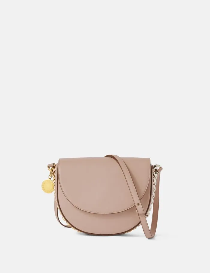 Women Frayme Medium Flap Shoulder Bag Blush Stella McCartney Mini Bags And Clutches