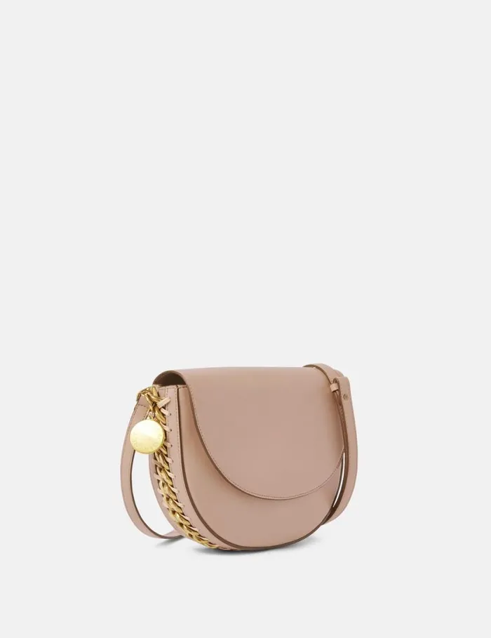 Women Frayme Medium Flap Shoulder Bag Blush Stella McCartney Mini Bags And Clutches Women Frayme Medium Flap Shoulder Bag Blush Stella McCartney Mini Bags And Clutches