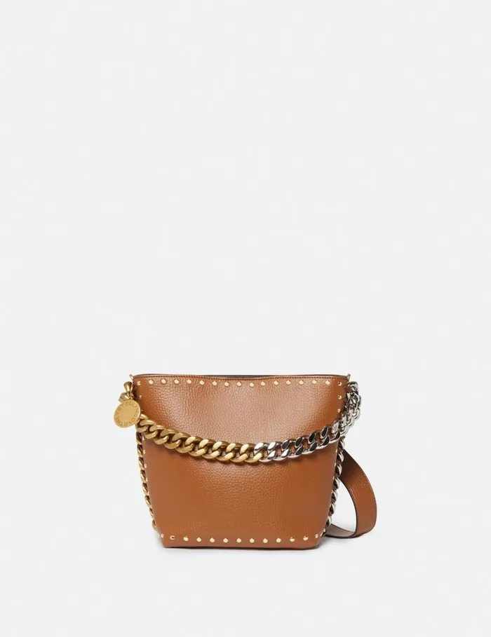 Women Frayme Studded Grainy Alter Mat Bucket Bag Pecan Stella McCartney Mini Bags And Clutches Women Frayme Studded Grainy Alter Mat Bucket Bag Pecan Stella McCartney Mini Bags And Clutches