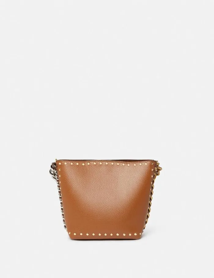 Women Frayme Studded Grainy Alter Mat Bucket Bag Pecan Stella McCartney Mini Bags And Clutches Women Frayme Studded Grainy Alter Mat Bucket Bag Pecan Stella McCartney Mini Bags And Clutches