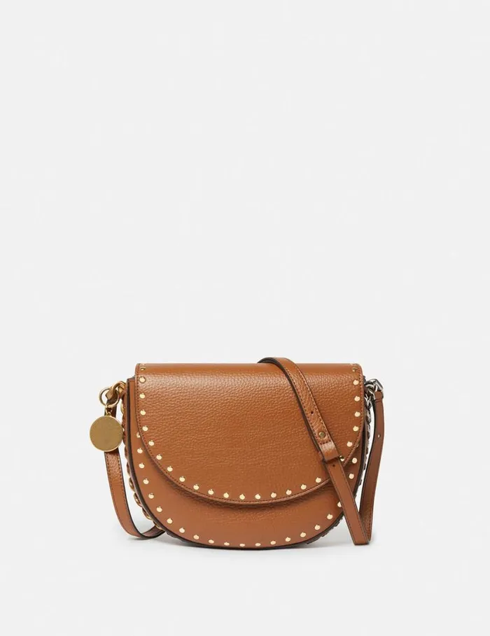 Women Frayme Studded Grainy Alter Mat Medium Flap Shoulder Bag Pecan Stella McCartney Mini Bags And Clutches Women Frayme Studded Grainy Alter Mat Medium Flap Shoulder Bag Pecan Stella McCartney Mini Bags And Clutches