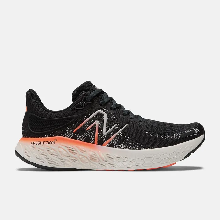 Women Fresh Foam X 1080v12 Black With Neon Dragonfly And Washed Pink New Balance Running