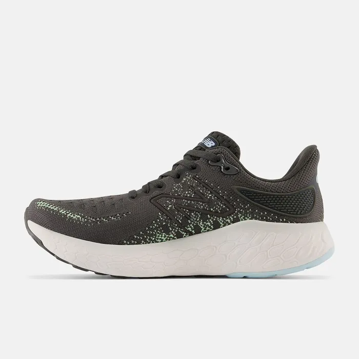 Women Fresh Foam X 1080v12 Blacktop With Green Aura And Bleach Blue New Balance Running Women Fresh Foam X 1080v12 Blacktop With Green Aura And Bleach Blue New Balance Running