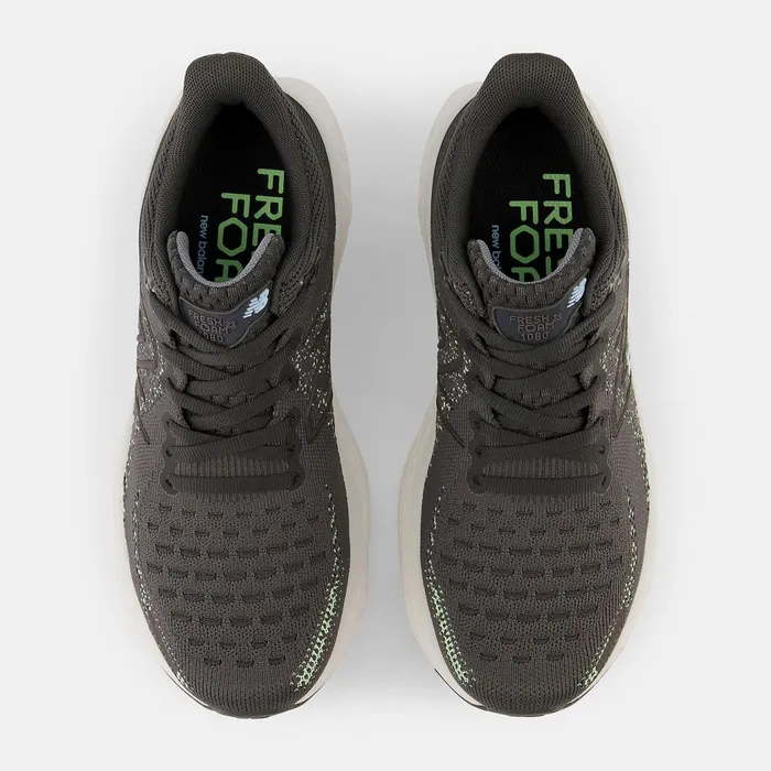 Women Fresh Foam X 1080v12 Blacktop With Green Aura And Bleach Blue New Balance Running Women Fresh Foam X 1080v12 Blacktop With Green Aura And Bleach Blue New Balance Running