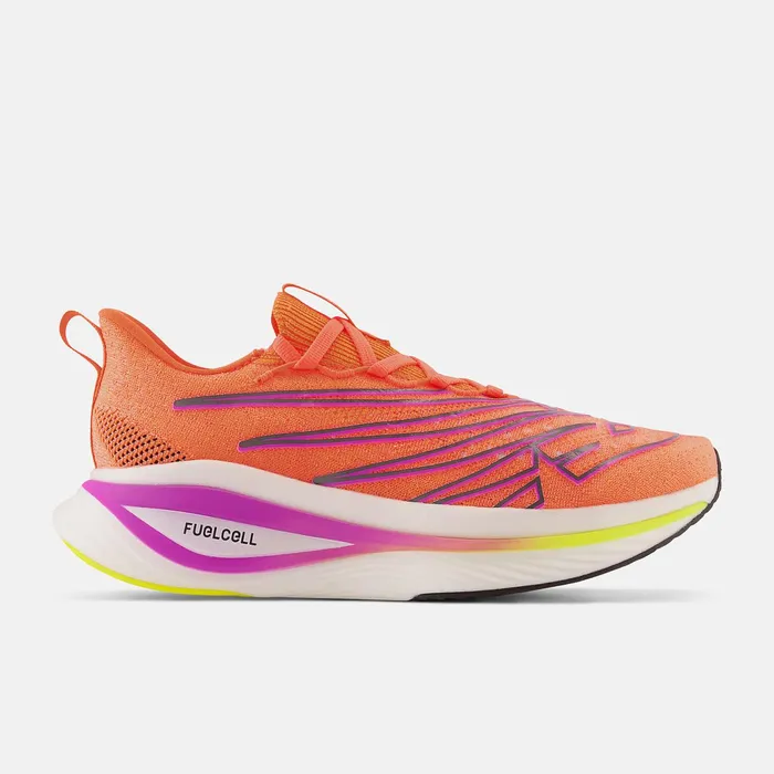 Women FuelCell SuperComp Elite V3 Cosmic Rose With Neon Dragonfly And Cosmic Pineapple New Balance Running