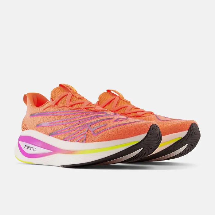 Women FuelCell SuperComp Elite V3 Cosmic Rose With Neon Dragonfly And Cosmic Pineapple New Balance Running Women FuelCell SuperComp Elite V3 Cosmic Rose With Neon Dragonfly And Cosmic Pineapple New Balance Running