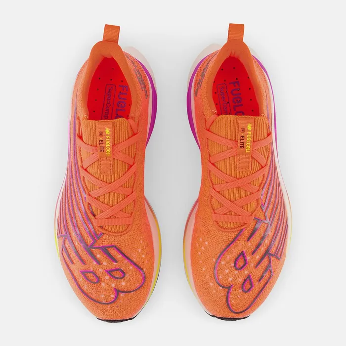 Women FuelCell SuperComp Elite V3 Cosmic Rose With Neon Dragonfly And Cosmic Pineapple New Balance Running Women FuelCell SuperComp Elite V3 Cosmic Rose With Neon Dragonfly And Cosmic Pineapple New Balance Running