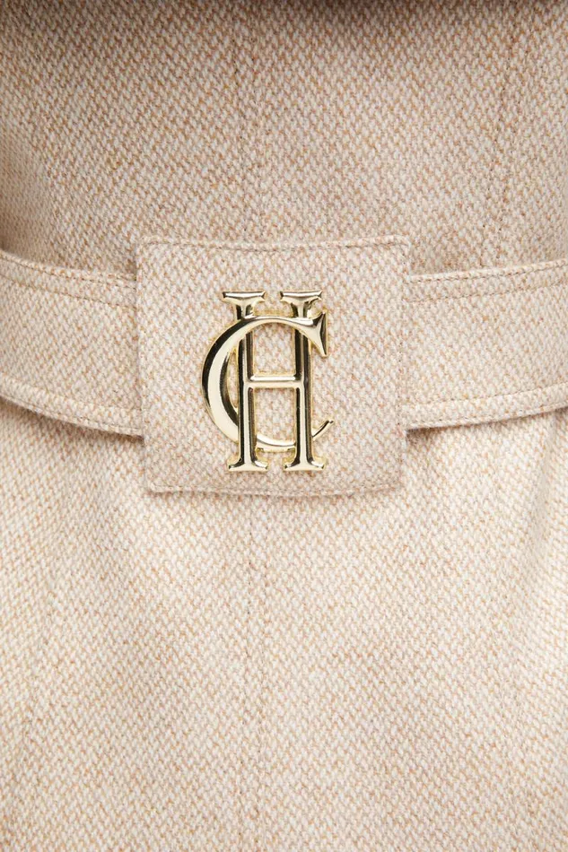 Women Full Length Marlborough Trench Coat Biscuit Holland Cooper Coats
