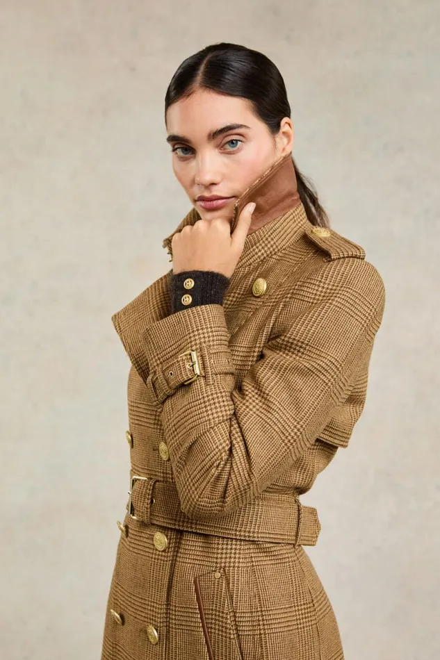 Women Full Length Marlborough Trench Coat Tawny Holland Cooper Coats