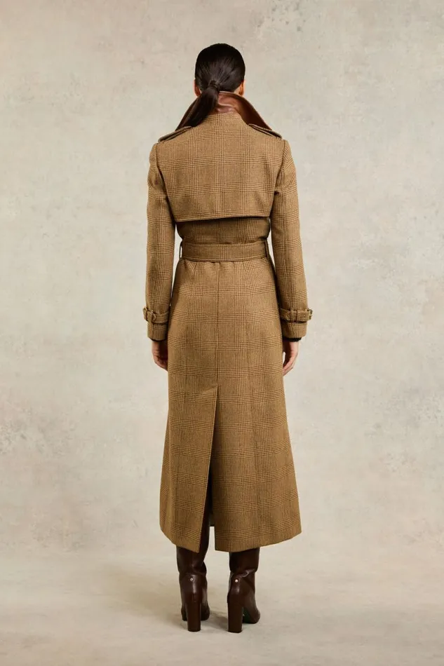 Women Full Length Marlborough Trench Coat Tawny Holland Cooper Coats