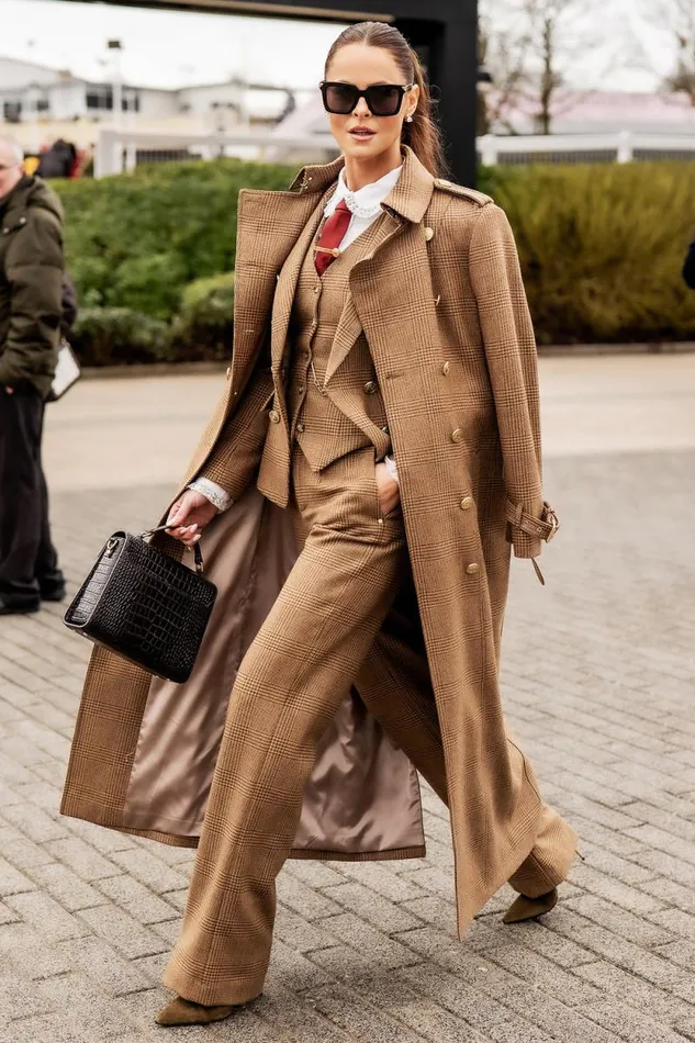 Women Full Length Marlborough Trench Coat Tawny Holland Cooper Coats