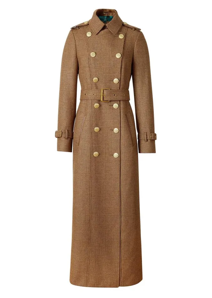 Women Full Length Marlborough Trench Coat Tawny Holland Cooper Coats