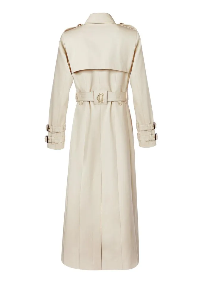 Women Gatcombe Full Length Trench Coat Stone Holland Cooper Coats