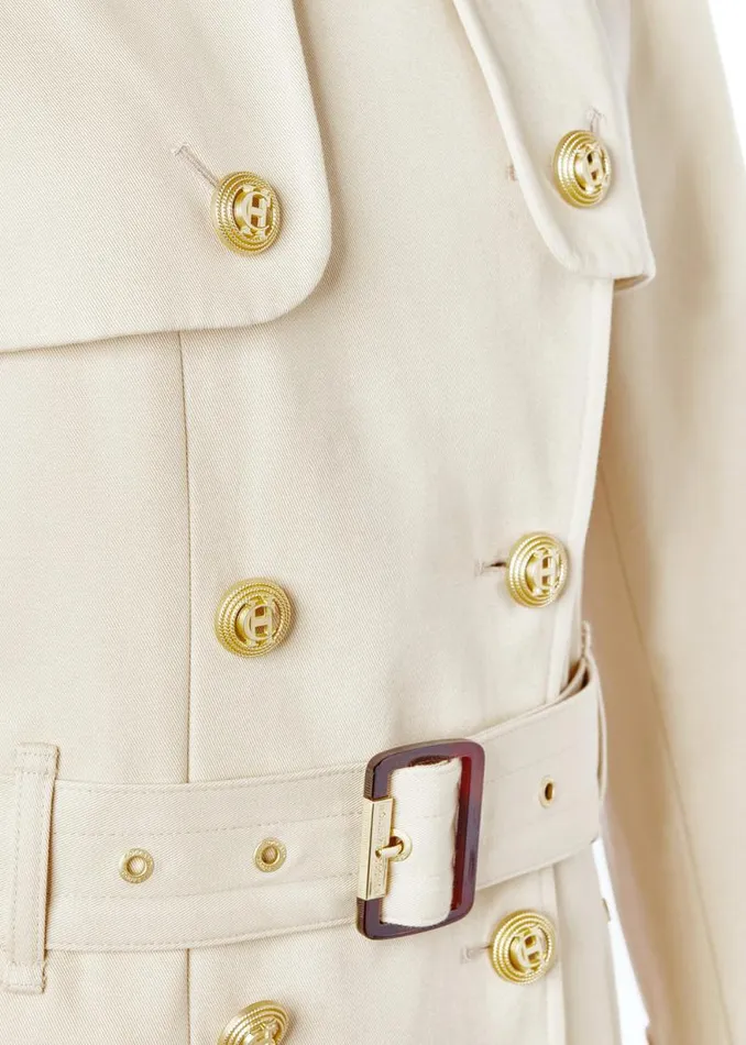 Women Gatcombe Full Length Trench Coat Stone Holland Cooper Coats