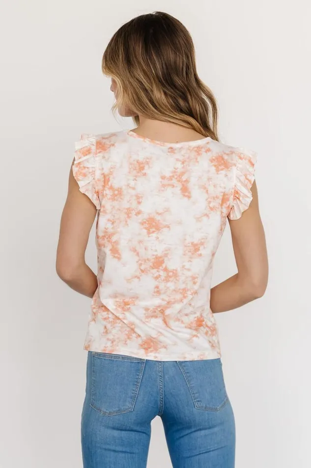 Women Ginny Summer Top Orange Tie Dye Baltic Born Blouses and Shirts Women Ginny Summer Top Orange Tie Dye Baltic Born Blouses and Shirts