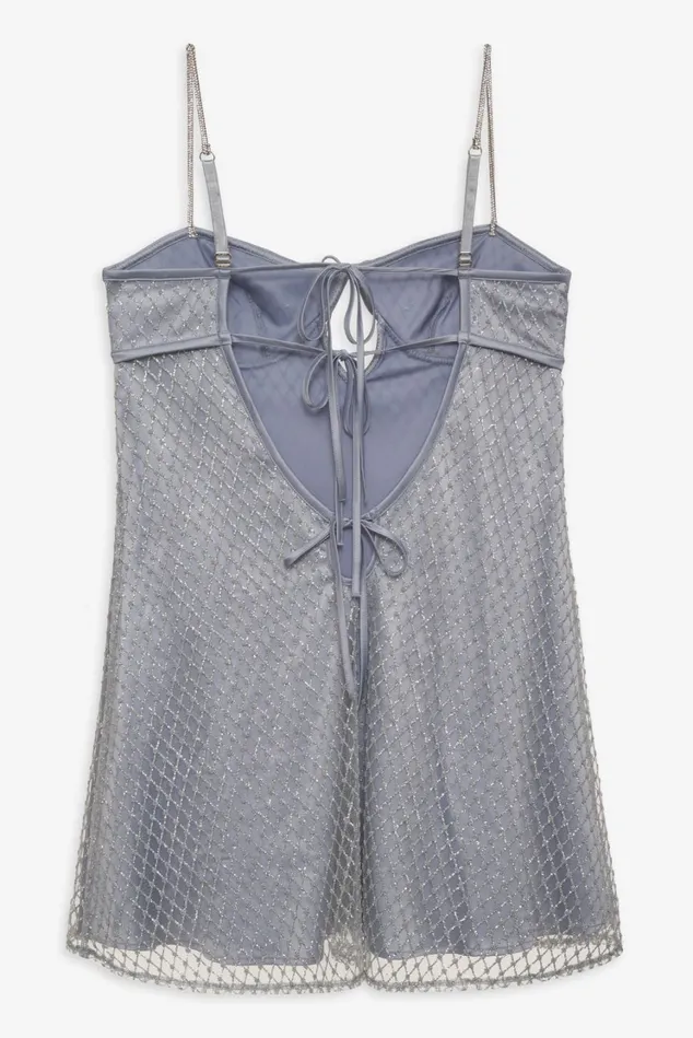 Women Glitter Slip Dress Silver For Love and Lemons Dresses Women Glitter Slip Dress Silver For Love and Lemons Dresses