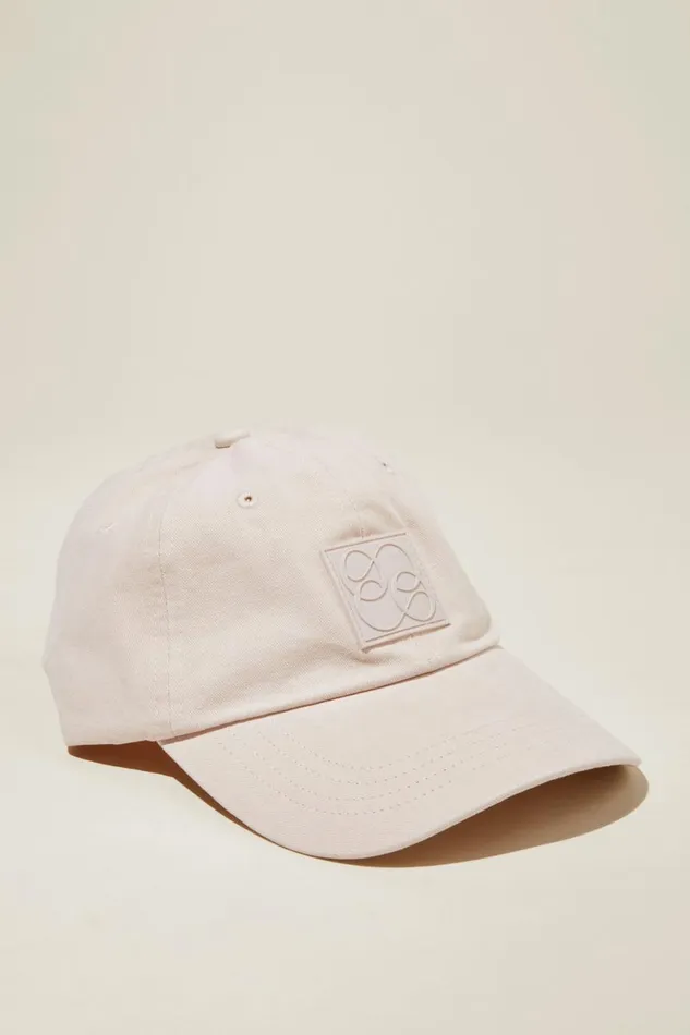 Women Hats Cotton On Classic Monogram Patch Cap Co Logo Patchecru