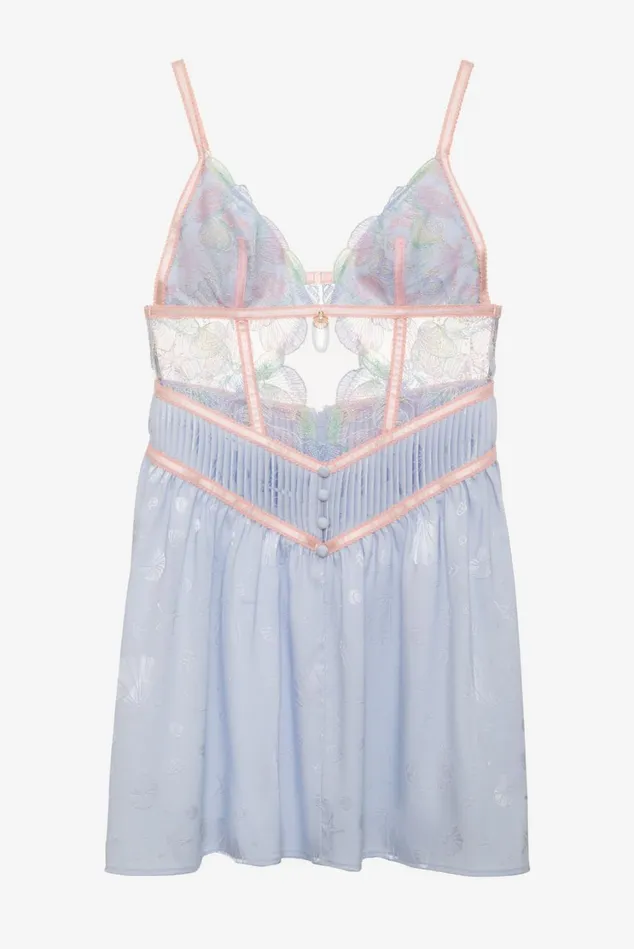 Women High Tide Slip Dress Blue For Love and Lemons Lingerie Women High Tide Slip Dress Blue For Love and Lemons Lingerie