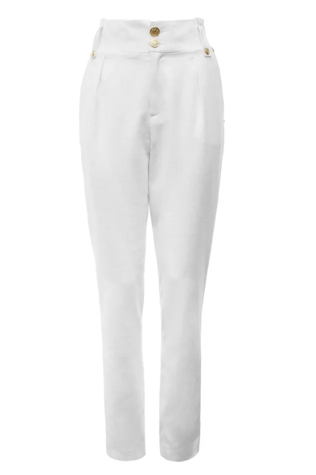 Women High Waisted Peg Trouser Oyster Linen Holland Cooper Tailoring Women High Waisted Peg Trouser Oyster Linen Holland Cooper Tailoring